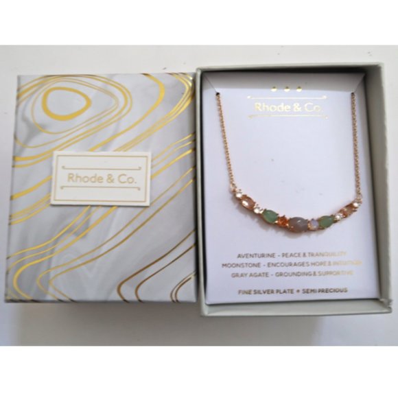 RHODE & CO Semi Precious gemstone chain necklace - Picture 5 of 7